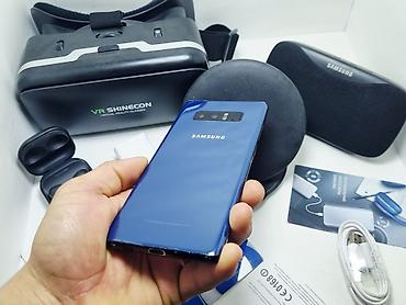 Samsung: Samsung Galaxy Note 8, Б/у, 128 ГБ, цвет - Синий, 1 SIM, 2 SIM — 2