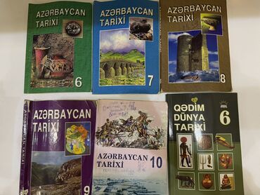 Kitablar, jurnallar, CD, DVD: • Tarix • Ədəbiyyat • İngilis dili • Azərbaycan dili • Riyaziyyat •