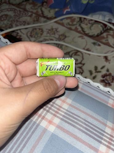 Жевательная резинка Turbo Soft Bubble Gum - Классическая кубическая