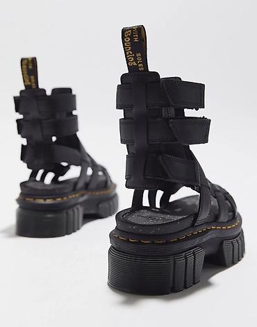 dr: Босоножки, 37.5, Dr. Martens, Новый, цвет - Черный, Платная доставка, Самовывоз — 10