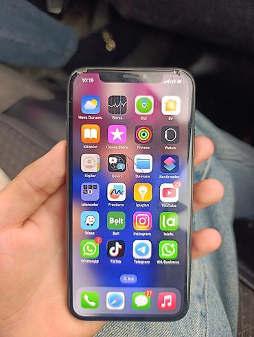 IPhone X, 64 GB, Space Gray, Qırıq