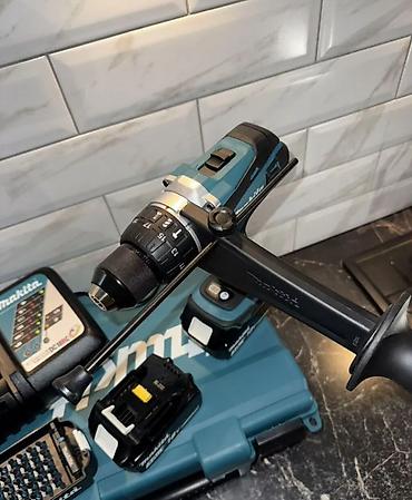 Дрели: Дрель шуруповерт makita 18v Дрeль-шурупoвеpт аккумулятoрная ударнaя — 5