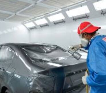 покраска бампера автомобиля цена: Рихтовка, сварка, покраска, без выезда