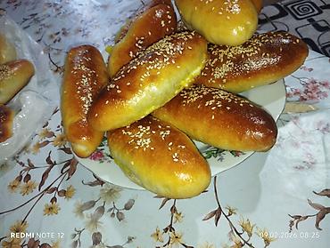 Выпечка, хлебобулочные изделия: Домашняя восточная выпечка - Пирожки с золотистой глянцевой корочкой — 1