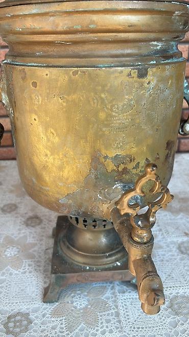 samavar qiyməti: Qədim samovar, 1883 il, Latun, Vəziyyəti: Qənaətbəxş — 1