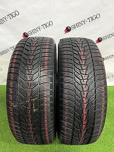 55: Шины 225 / 55 / R 19, Зима, Б/у, Пара, Внедорожные (АТ/МТ), Корея, Hankook — 1