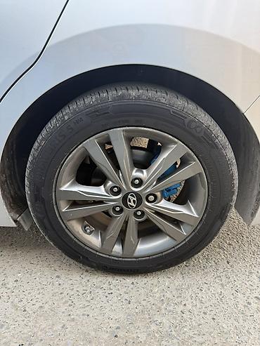 disk hunday: Hyundai orijinal yüngül lehimli disklər və şin komplekti - — 2