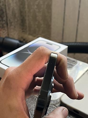 Apple iPhone: IPhone 14 Pro, Б/у, 128 ГБ, Black Titanium, Чехол, Коробка, 66 % — 9