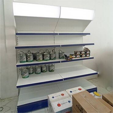 Стеллажи: Стеллаж металлический, полка металлическая, стеллаж сборный торговый — 9