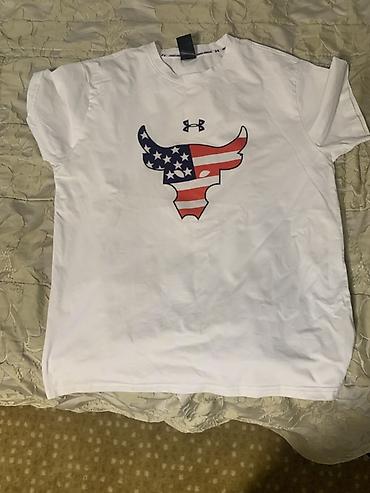 under armour usa: Мужская футболка, 2XL, Under Armour, Новый, цвет - Белый, Самовывоз, Платная доставка — 1