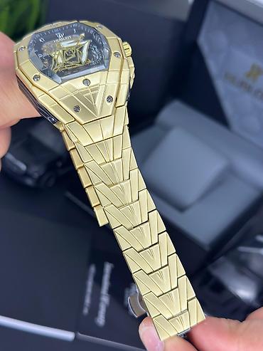 Qol saatları: Yeni, Qol saatı, Hublot, rəng - Qara — 3