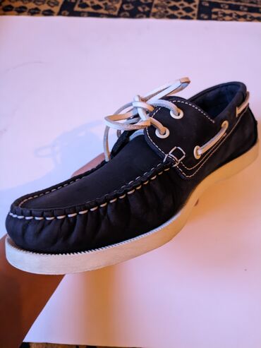 Туфли: Мужские туфли, 42, Timberland, Б/у, цвет - Синий, Самовывоз