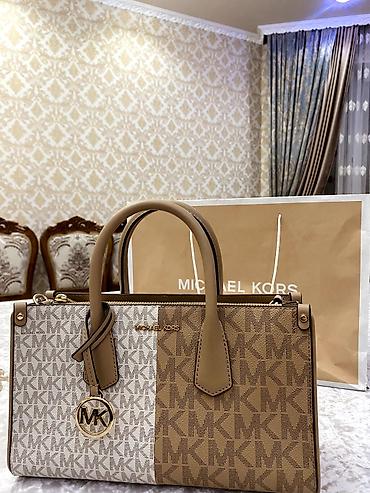 michael kora: Сумка Michael Kors Jet Set/Signature (логомания MK) - Модель — 2