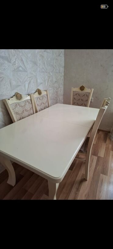 столы стулья: Masa desti satilir 6 ituracagi var. Seliqeli formadadi. Masa