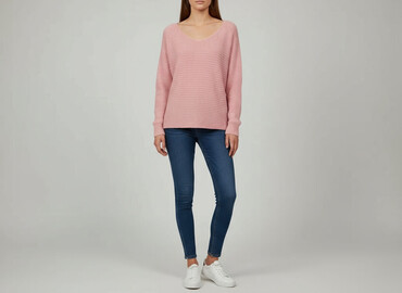 sweterek w serduszka pepco: Women`s sweater, size M