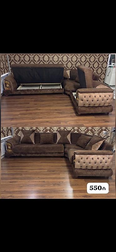 divanlar ve qiymetleri: *550₼ KÜNC divan :-TƏCİLİ SATILIR*‼️ Açılır baza var yaxşı vəziyyətdə — 1