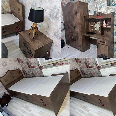 Ev üçün digər mebel: Gənc otağı mebeli satılır . 560azn. (2 çarpayı + dolab + masa) — 1