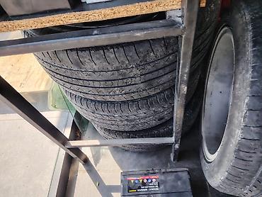 prius diskləri: 5 çıxıntılı 16 tliq yüngül lehimli disk dəsti və şinlər Toyota pirus — 4
