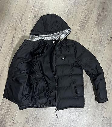 рабочий одежда: Мужская куртка, L, Nike, Б/у, цвет - Черный, Платная доставка, Самовывоз — 2