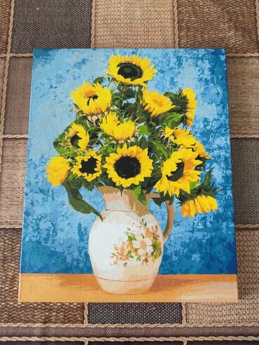 Картины и фотографии: Размер 40×50
ручная работа
картина подсолнухи в вазе