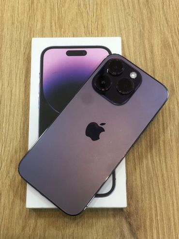 Apple iPhone: IPhone 14 Pro, 128 GB, Deep Purple, Face ID