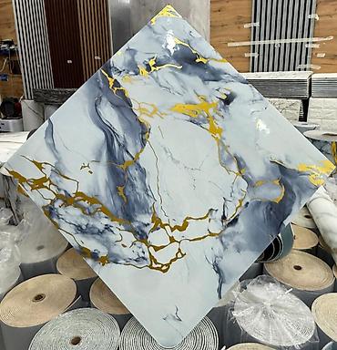 Vinil divar kağızı, oboy: Pvc Mermer Panel Mərmər effekti verən PVC divar panelləri. 1.Arxası — 10