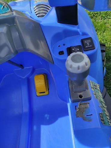 yeni doğulmuş uşaq paltarları: Uşaq elektrik maşını – off-road tipli, mavi rəng Xüsusiyyətlər:👉İkinci — 6