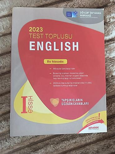 Testlər: İngilis dili Testlər 11-ci sinif, DİM, 1-ci hissə, 2023 il — 1
