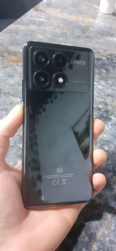 xiaomi poco m3 pro qiymeti: Poco X6 Pro 5G, 512 GB, rəng - Qara, Face ID, Sensor, Barmaq izi