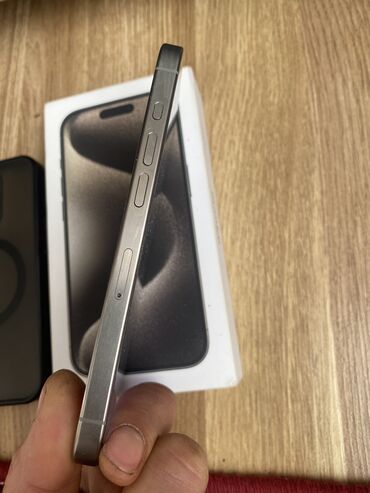 Apple iPhone: IPhone 15 Pro, Б/у, 128 ГБ, Natural Titanium, Чехол, Коробка, 87 % at lalafo.kg — 5 Apple iPhone: IPhone 15 Pro, Б/у, 128 ГБ, Natural Titanium, Чехол, Коробка, 87 % — 5