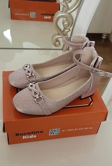 Детская одежда и обувь: Buratino Kids qız uşaqları üçün ayaqqabı - Rəng: açıq çəhrayı — 2