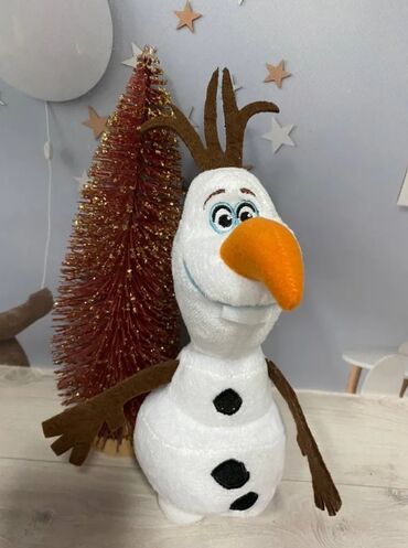 Oyuncaqlar: Məhsul: Холодное сердце "Олоф" Yumşaq oyuncağ – Olaf fiquru olcusu - — 2