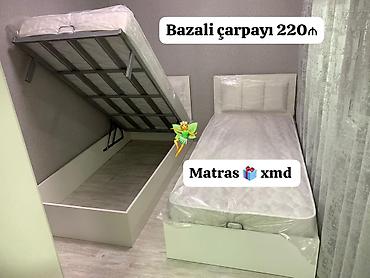 tək matras: Yeni, Təknəfərlik çarpayı, Bazalı, Matras ilə, Siyirməsiz — 1