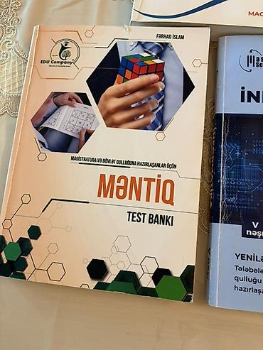 dərs kitabları: Məntiq, informatika və ingilis dili üzrə hazırlıq kitabları dəsti Hər — 3