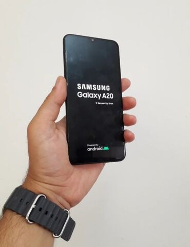 Samsung: Samsung Galaxy A20, 32 GB, rəng - Qara, Sensor