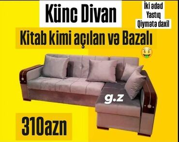 Divanlar: Künc divan, Yeni, Açılan, Bazalı