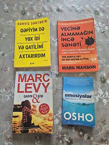 Kitab dəsti – 4 ədəd (azərbayoanca nəşrlər) satiram qiymet, 9,8,7,6 lalafo.az -da Kitab dəsti – 4 ədəd (azərbayoanca nəşrlər) satiram qiymet, 9,8,7,6