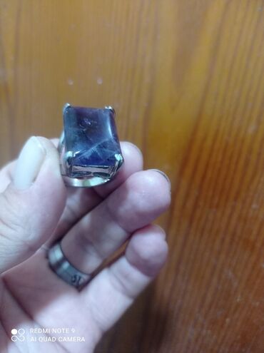 tek qaş üzükler: Кольцо, Серебро, Аметист