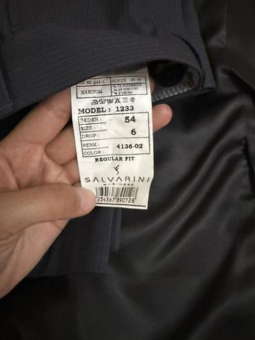 кастьюм: Классический мужской костюм Salvarini Business - Модель: 1233 — 4