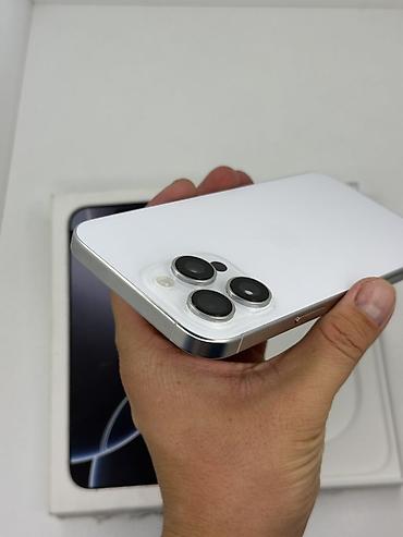 сигишуу видео: IPhone 16 Pro Max, Колдонулган, 256 ГБ, White Titanium, Куту, 93 % — 8