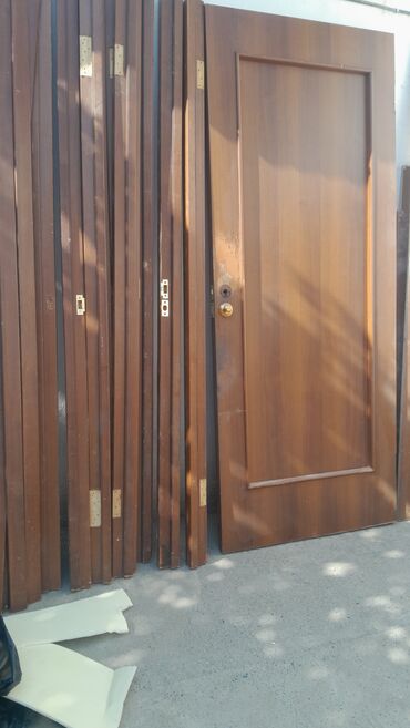 покупка и продажа угля в бишкеке: Межкомнатная глухая дверь, Дерево, Панельный, цвет - Коричневый