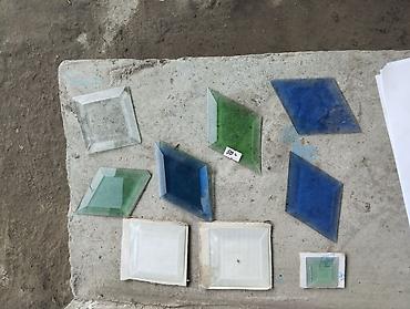 Стекла, стеклопакеты для дверей: Стеклянные элементы для витражей и декоративных панно - Материал — 4