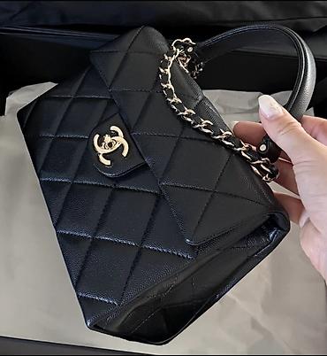 из франции: Классическая сумка, Chanel, Франция, Материал: Натуральная кожа, Съёмный ремень, Женские, Б/у — 2