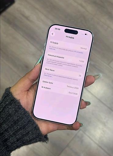 iphone 20 pro max: IPhone 17 Pro, 256 GB, Matte Silver, Barmaq izi, Simsiz şarj, Face ID — 1
