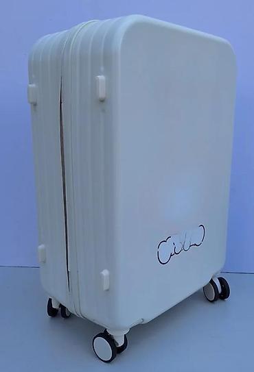 Putni koferi i torbe: Kofer za putovanja sa crtanim motivom - Dizajn: krem kofer sa — 9