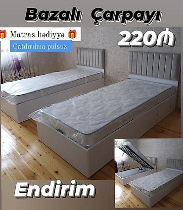 çarpayı bazası: Yeni, Təknəfərlik çarpayı, Bazalı — 1
