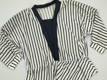 bluzki w biało czarne paski: Блуза жіноча, 4XL, стан - Дуже гарний