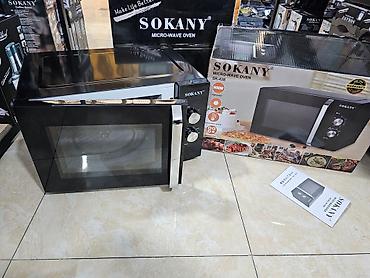 Mikrodalğalı sobalar: Mikrodalğalı soba Ayrıca dayanan, Mikrodalğalar ilə, rəng - Qara, Yeni — 6