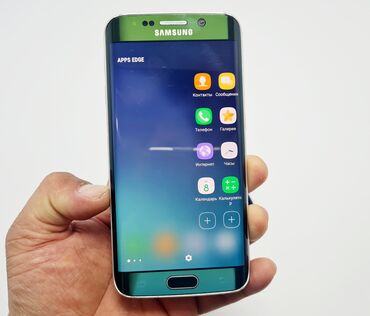 samsung s10е: Samsung Galaxy S6 Edge, Б/у, 128 ГБ, цвет - Зеленый, 2 SIM