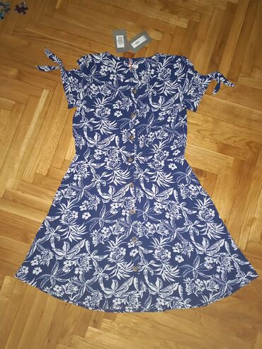 svečane mini haljine: Midi, Short sleeve, 152-158